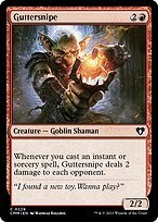 Glossy Finish Commander Masters Guttersnipe ( #229 )