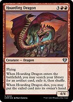 Glossy Finish Commander Masters Hoarding Dragon ( #233 )