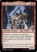 Glossy Finish Commander Masters Kazuul, Tyrant of the Cliffs ( #237 )