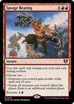Glossy Finish Commander Masters Savage Beating ( #252 )