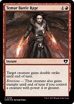 Glossy Finish Commander Masters Temur Battle Rage ( #264 )