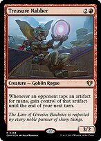 Glossy Finish Commander Masters Treasure Nabber ( #265 )