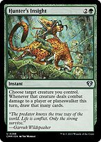 Glossy Finish Commander Masters Hunter's Insight ( #296 )