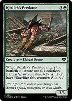 Glossy Finish Commander Masters Kozilek's Predator ( #301 )