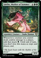 Glossy Finish Commander Masters Sakiko, Mother of Summer ( #319 )