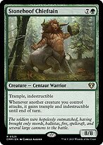 Glossy Finish Commander Masters Stonehoof Chieftain ( #325 )