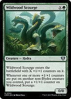Glossy Finish Commander Masters Wildwood Scourge ( #332 )