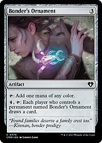 Glossy Finish Commander Masters Bonder's Ornament ( #370 )