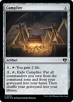 Glossy Finish Commander Masters Campfire ( #374 )