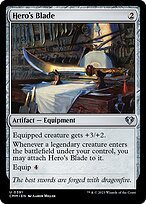 Glossy Finish Commander Masters Hero's Blade ( #391 )