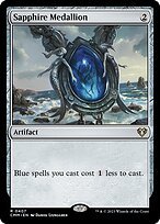 Glossy Finish Commander Masters Sapphire Medallion ( #407 )