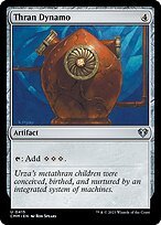 Glossy Finish Commander Masters Thran Dynamo ( #415 )