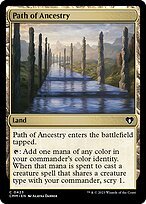 Glossy Finish Commander Masters Path of Ancestry ( #423 )