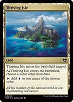 Glossy Finish Commander Masters Thriving Isle ( #432 )
