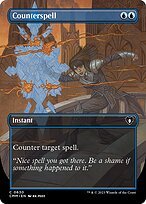 Glossy Finish Commander Masters Counterspell ( #630 )