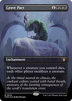 Glossy Finish Commander Masters Grave Pact ( #639 )