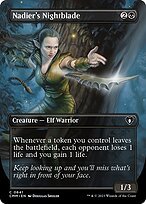 Glossy Finish Commander Masters Nadier's Nightblade ( #641 )