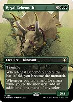 Glossy Finish Commander Masters Regal Behemoth ( #651 )