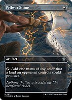 Glossy Finish Commander Masters Fellwar Stone ( #657 )