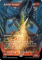 Glossy Finish Commander Masters Balefire Dragon ( #697 )