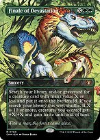 Glossy Finish Commander Masters Finale of Devastation ( #700 )