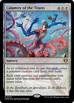Glossy Finish Commander Masters Calamity of the Titans ( #713 )
