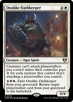 Glossy Finish Commander Masters Onakke Oathkeeper ( #722 )