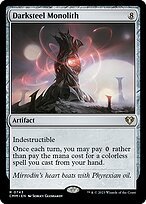 Glossy Finish Commander Masters Darksteel Monolith ( #743 )