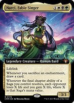Glossy Finish Commander Masters Narci, Fable Singer ( #775 )