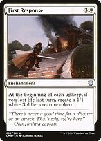 Glossy Finish Commander Legends First Response ( #22 )