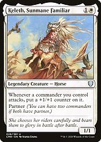 Glossy Finish Commander Legends Keleth, Sunmane Familiar ( #28 )