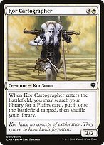 Glossy Finish Commander Legends Kor Cartographer ( #30 )