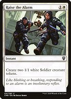 Glossy Finish Commander Legends Raise the Alarm ( #41 )