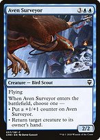 Glossy Finish Commander Legends Aven Surveyor ( #57 )