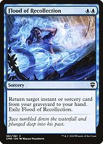 Glossy Finish Commander Legends Flood of Recollection ( #61 )