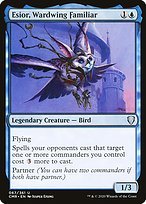 Glossy Finish Commander Legends Esior, Wardwing Familiar ( #67 )