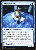 Glossy Finish Commander Legends Omenspeaker ( #83 )