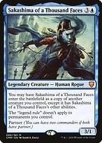 Glossy Finish Commander Legends Sakashima of a Thousand Faces ( #89 )