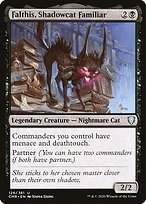 Glossy Finish Commander Legends Falthis, Shadowcat Familiar ( #126 )