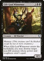 Glossy Finish Commander Legends Gilt-Leaf Winnower ( #130 )