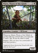 Glossy Finish Commander Legends Miara, Thorn of the Glade ( #133 )