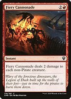 Glossy Finish Commander Legends Fiery Cannonade ( #178 )