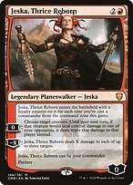 Glossy Finish Commander Legends Jeska, Thrice Reborn ( #186 )