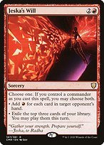 Glossy Finish Commander Legends Jeska's Will ( #187 )
