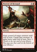 Glossy Finish Commander Legends Portent of Betrayal ( #194 )
