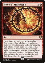 Glossy Finish Commander Legends Wheel of Misfortune ( #211 )