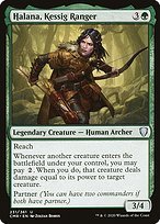 Glossy Finish Commander Legends Halana, Kessig Ranger ( #231 )