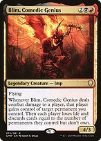 Glossy Finish Commander Legends Blim, Comedic Genius ( #272 )