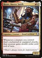 Glossy Finish Commander Legends Reyav, Master Smith ( #290 )