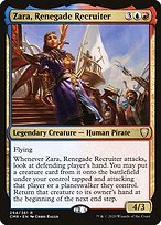 Glossy Finish Commander Legends Zara, Renegade Recruiter ( #294 )